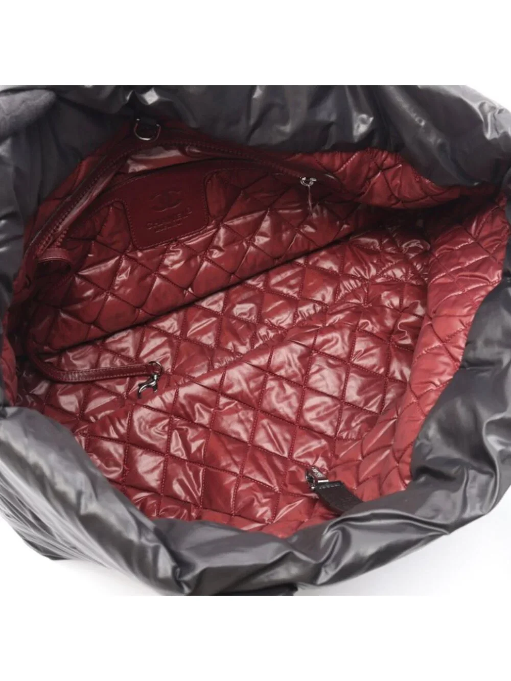 Chanel Tote Bag Coco Cocoon MM Black Nylon MM